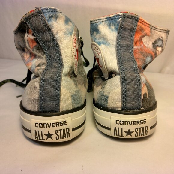 Converse All Star Shoes Superman High Top Men 5 Women 7 DC High Top Sneakers - Picture 11 of 16